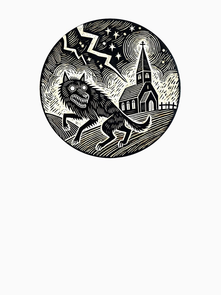 Black Shuck (Devil Dog of East Anglia) by FolkFoundry T-Shirts, Hoodie, Sweatshirt | BlankRebels.com (Image 3)