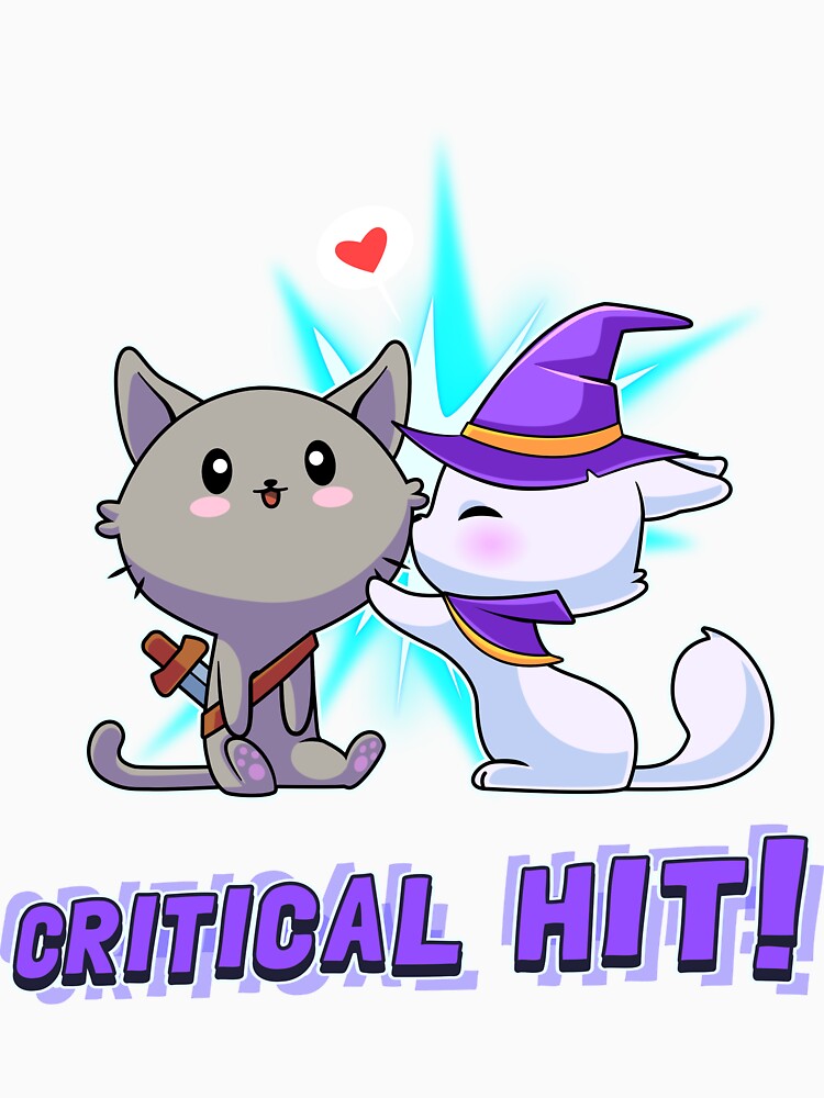 Critical Hit! by ComfyClothes T-Shirts, Hoodie, Sweatshirt | BlankRebels.com (Image 3)