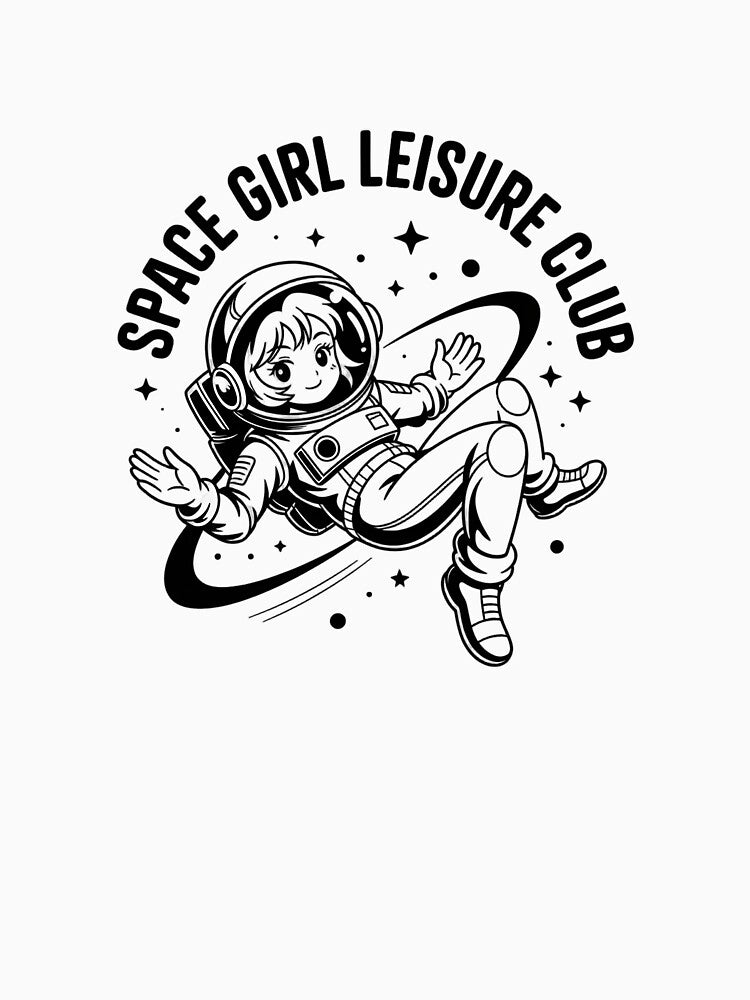 Space girl Leisure club by Jimmylooklike20 T-Shirts, Hoodie, Sweatshirt | BlankRebels.com (Image 3)