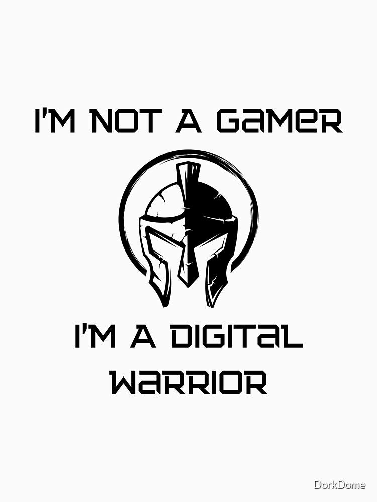 Digital Warrior Gamer by DorkDome T-Shirts, Hoodie, Sweatshirt | BlankRebels.com (Image 3)