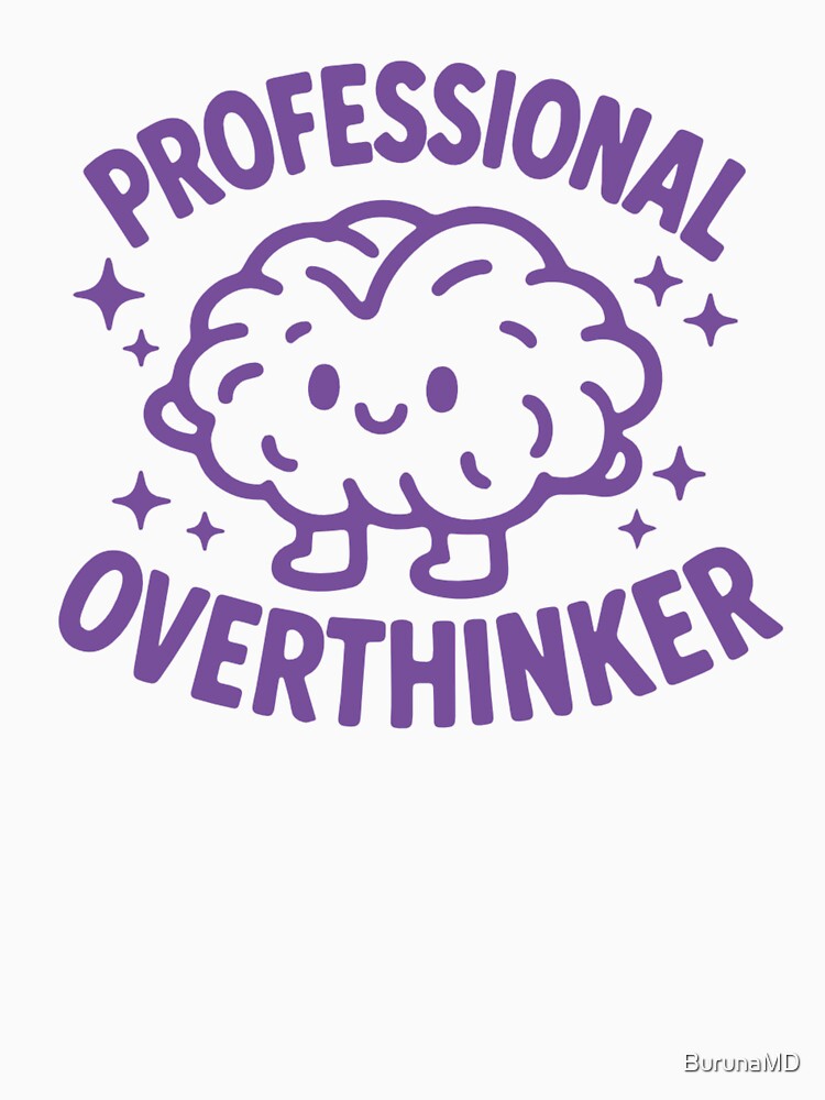 Professional Overthinker by BurunaMD T-Shirts, Hoodie, Sweatshirt | BlankRebels.com (Image 3)