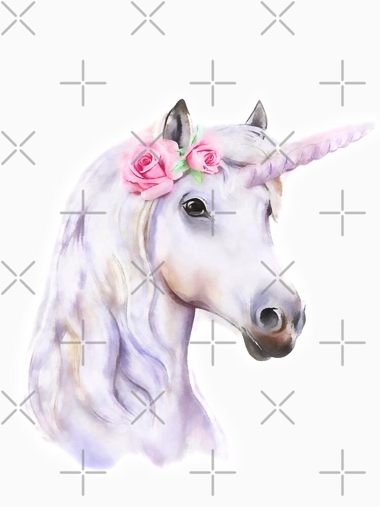 Unicorn watercolor nursery decor by DelzStudio T-Shirts, Hoodie, Sweatshirt | BlankRebels.com (Image 3)