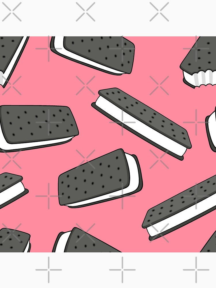 ice cream sandwich - coral by littlearrow
