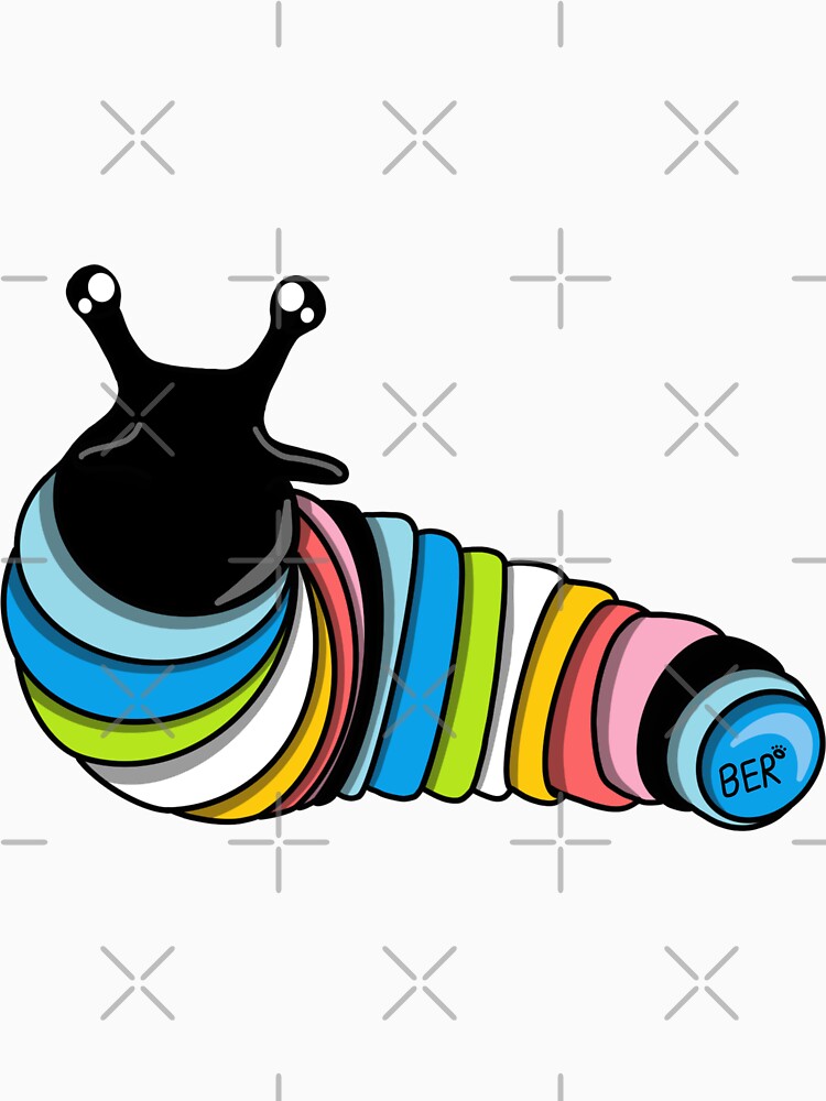 Queer Pride Fidget Slug by SentABear T-Shirts, Hoodie, Sweatshirt | BlankRebels.com (Image 3)