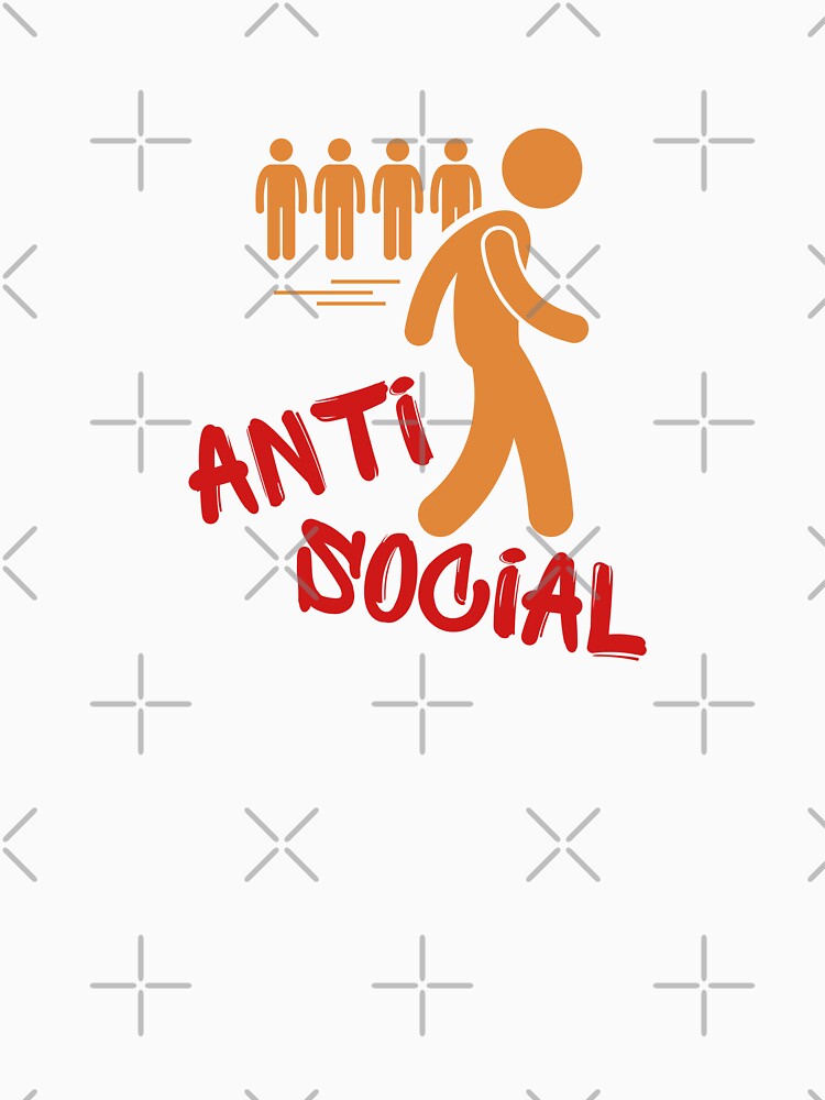 Antisocial art by Desikhanna123 T-Shirts, Hoodie, Sweatshirt | BlankRebels.com (Image 3)