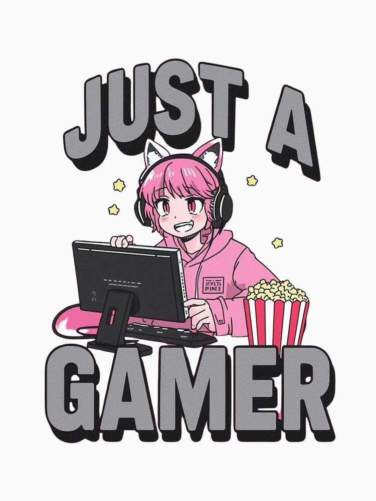 Just a Gamer by RED-MOUSE T-Shirts, Hoodie, Sweatshirt | BlankRebels.com (Image 3)