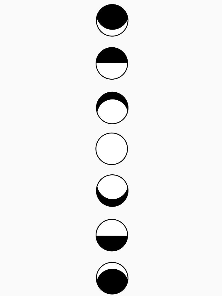 Moon phase by lucynegron T-Shirts, Hoodie, Sweatshirt | BlankRebels.com (Image 3)