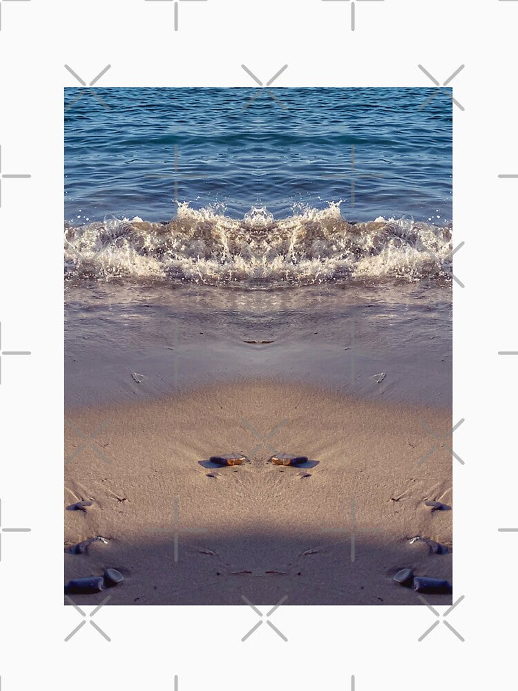 Sea Waves Summer Beach Sand by eleonoraingrid T-Shirts, Hoodie, Sweatshirt | BlankRebels.com (Image 3)