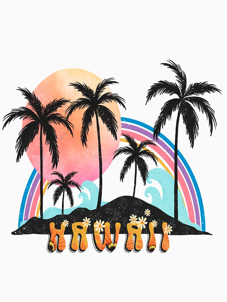 Boho Aethetic :vintage Boho landscape with Sun and Palms by remonss T-Shirts, Hoodie, Sweatshirt | BlankRebels.com (Image 3)