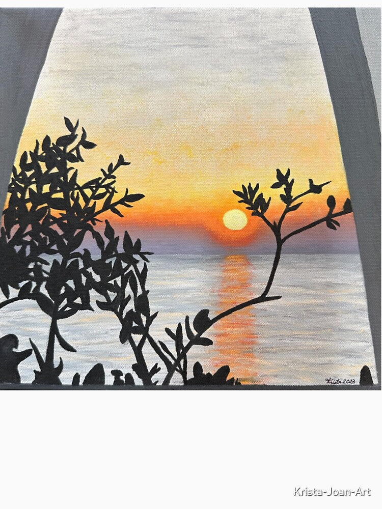 Italian Sunset Oil Painting by Krista-Joan-Art T-Shirts, Hoodie, Sweatshirt | BlankRebels.com (Image 2)