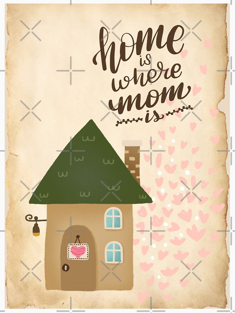 Happy Mother's Day - Home is where mom is by aywchen T-Shirts, Hoodie, Sweatshirt | BlankRebels.com (Image 3)