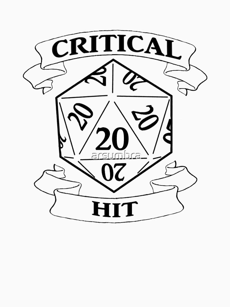 Critical Hit! by arsumbra T-Shirts, Hoodie, Sweatshirt | BlankRebels.com (Image 3)