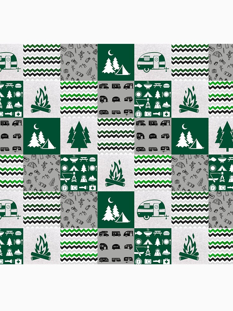 Camping Line Plaid by LittleFunky79 T-Shirts, Hoodie, Sweatshirt | BlankRebels.com (Image 3)