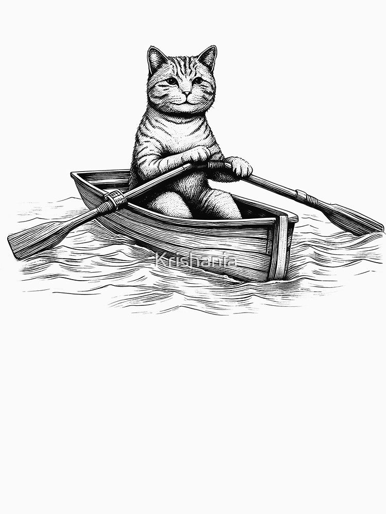 Cat Go Rowing Kimberley King Art King Art T-Shirts, Hoodie, Sweatshirt