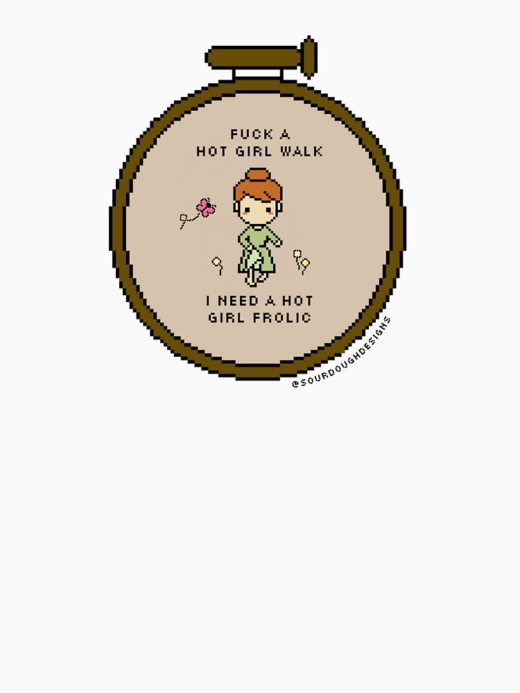 hot girl frolic - pixel art! by sourdough designs ૮ ˶ᵔ ᵕ ᵔ˶ ა T-Shirts, Hoodie, Sweatshirt | BlankRebels.com (Image 3)