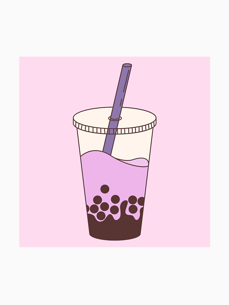 Very Purple Taro Ube Boba Milk Tea Bubble Tea by greenteakitty T-Shirts, Hoodie, Sweatshirt | BlankRebels.com (Image 3)