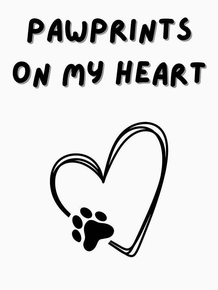 Pawprints My Heart T-Shirts, Hoodie, Sweatshirt