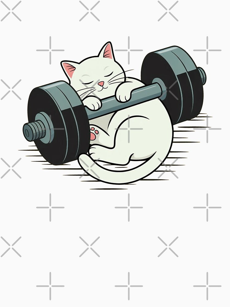 Sleepy Gym Cat by MonkiFlipp