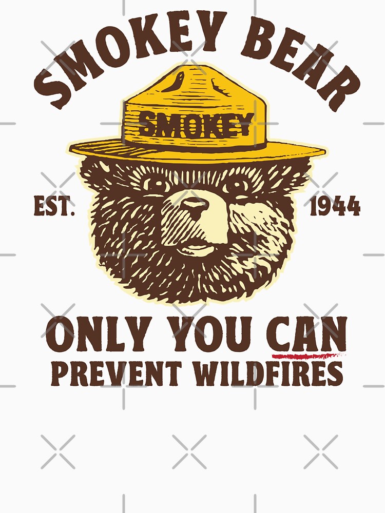 PREVENT WILDFIRES SMOKEY BEAR by TonySpencer T-Shirts, Hoodie, Sweatshirt | BlankRebels.com (Image 3)