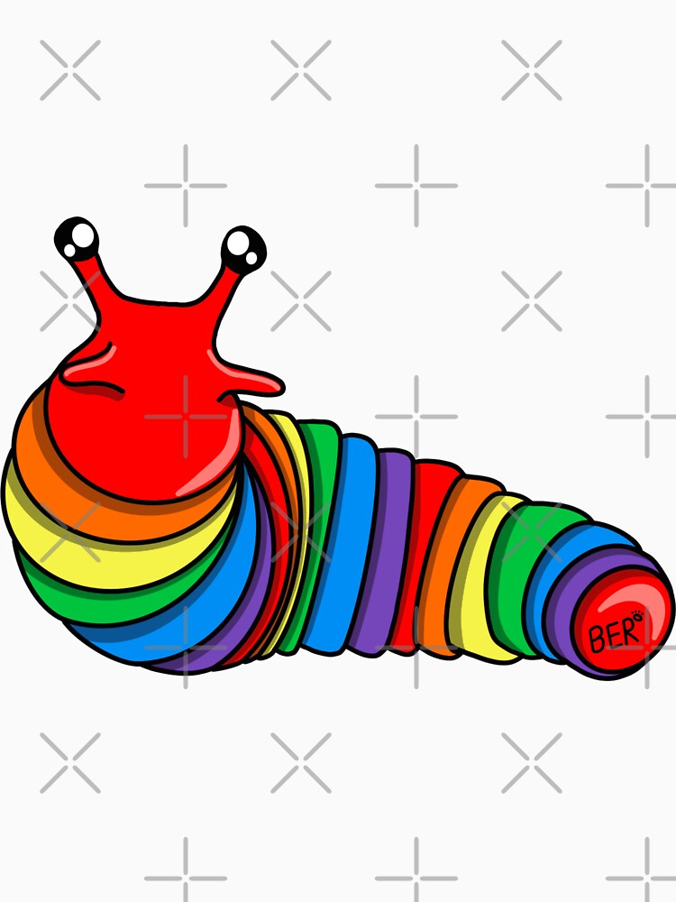 Rainbow Pride Fidget Slug by SentABear T-Shirts, Hoodie, Sweatshirt | BlankRebels.com (Image 3)