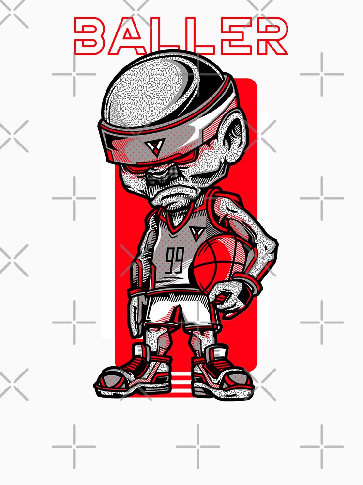 Basketball Funny Baller Sports Basketball Merch by Zuuag T-Shirts, Hoodie, Sweatshirt | BlankRebels.com (Image 3)