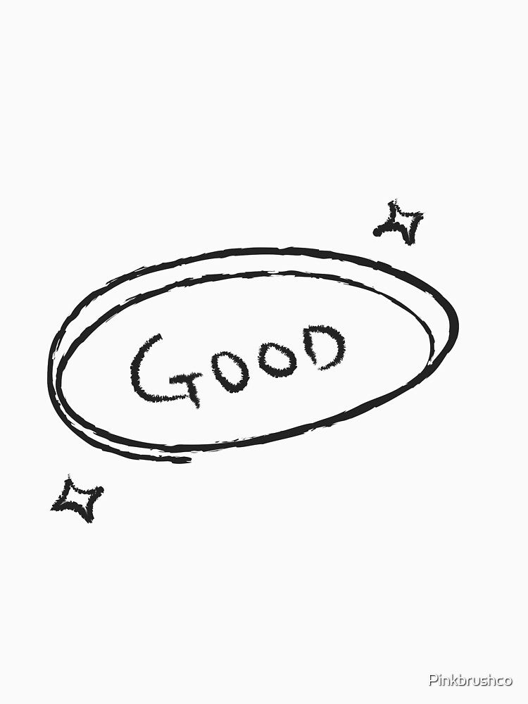 doodle text 'good' by Pinkbrushco T-Shirts, Hoodie, Sweatshirt | BlankRebels.com (Image 3)