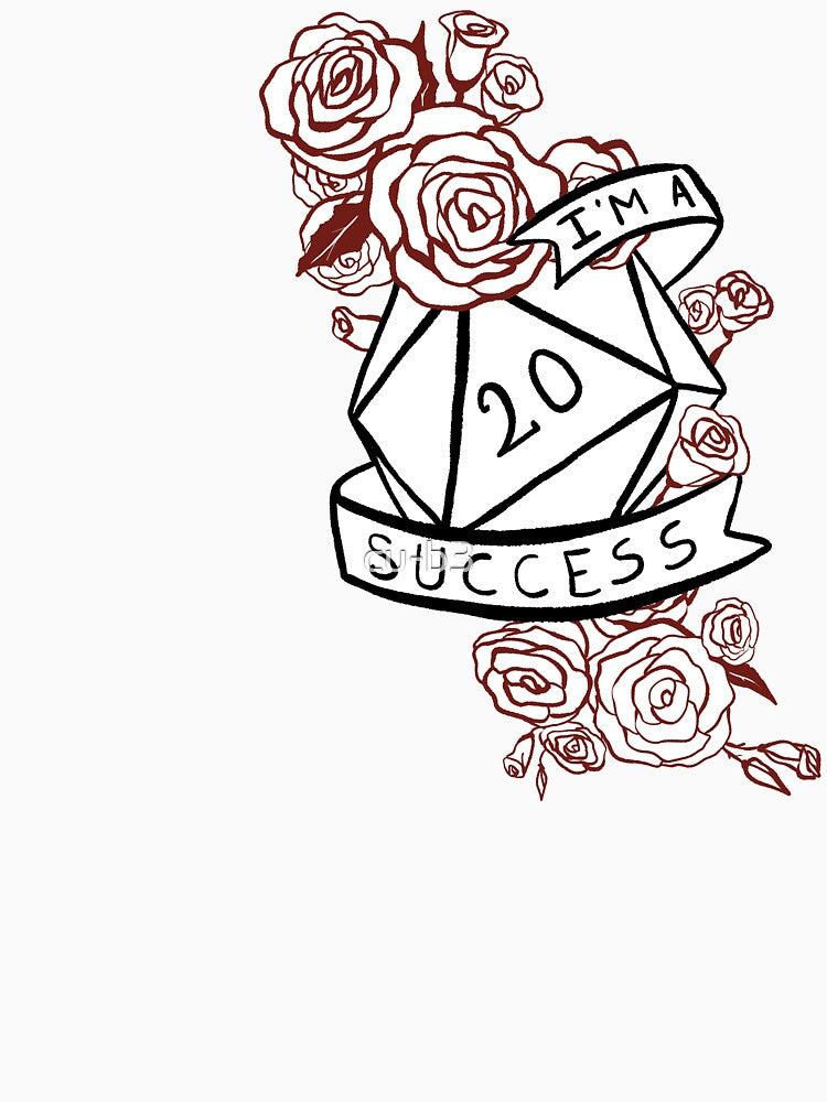 I'm a success critical hit tattoo design by cu-b3 T-Shirts, Hoodie, Sweatshirt | BlankRebels.com (Image 3)