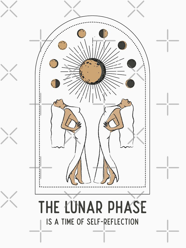 Lunar phase Print, Moon phase, Moon lover by Burouj T-Shirts, Hoodie, Sweatshirt | BlankRebels.com (Image 3)