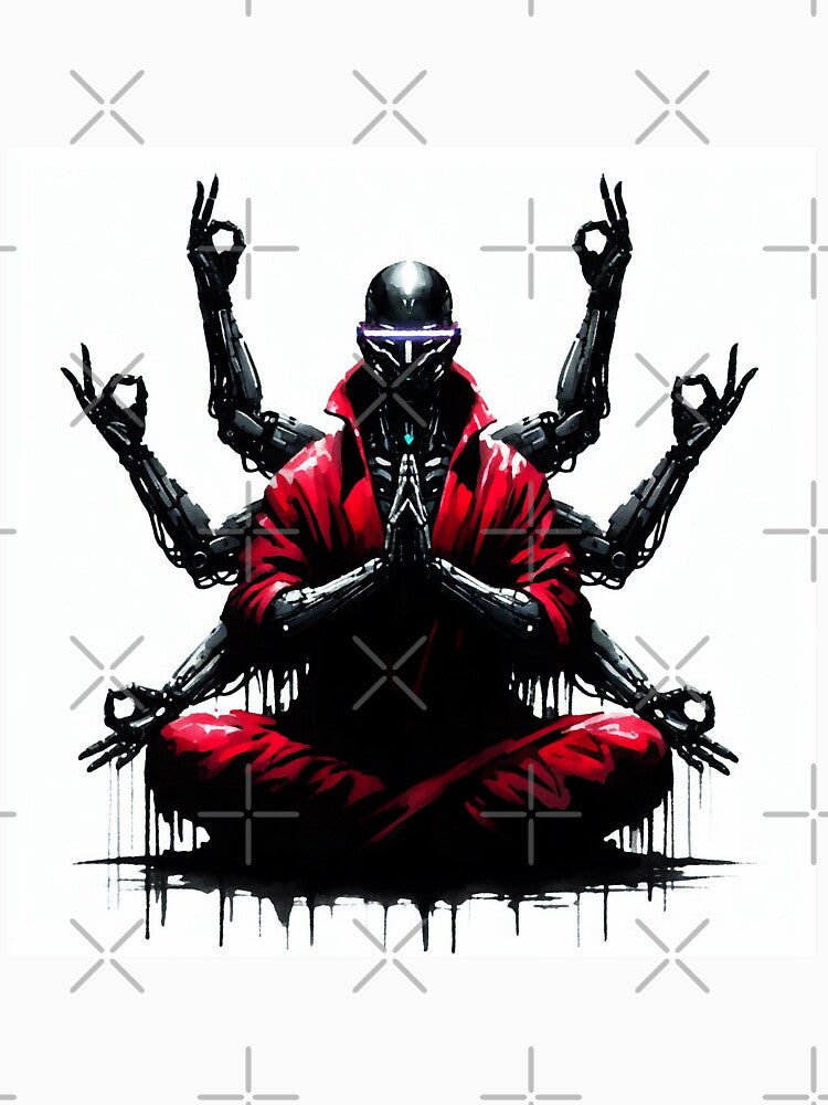 Cyberpunk monk by RESToRAPTOR T-Shirts, Hoodie, Sweatshirt | BlankRebels.com (Image 3)