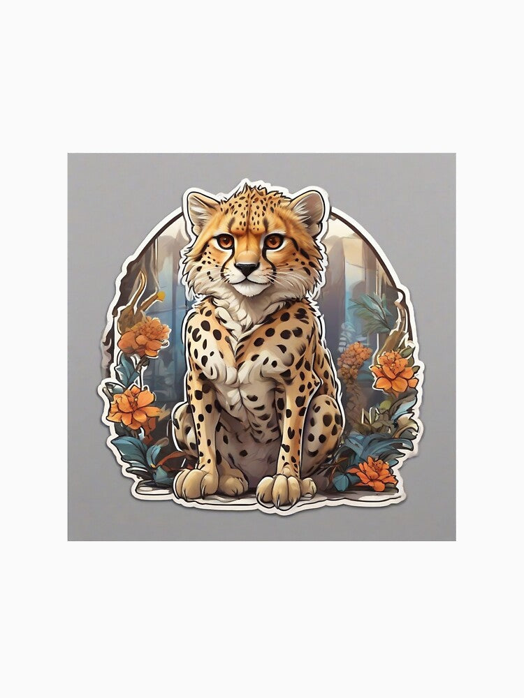 The cute leopard among the roses by abdelaziz0 T-Shirts, Hoodie, Sweatshirt | BlankRebels.com (Image 3)