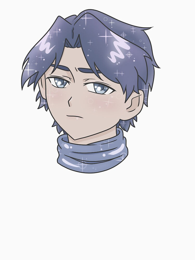 Magical Purple-Haired Manga Guy by kabocha-chan T-Shirts, Hoodie, Sweatshirt | BlankRebels.com (Image 3)