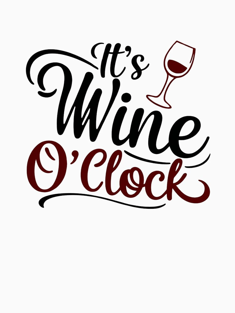 It's Wine O'clock by Xenovate T-Shirts, Hoodie, Sweatshirt | BlankRebels.com (Image 3)