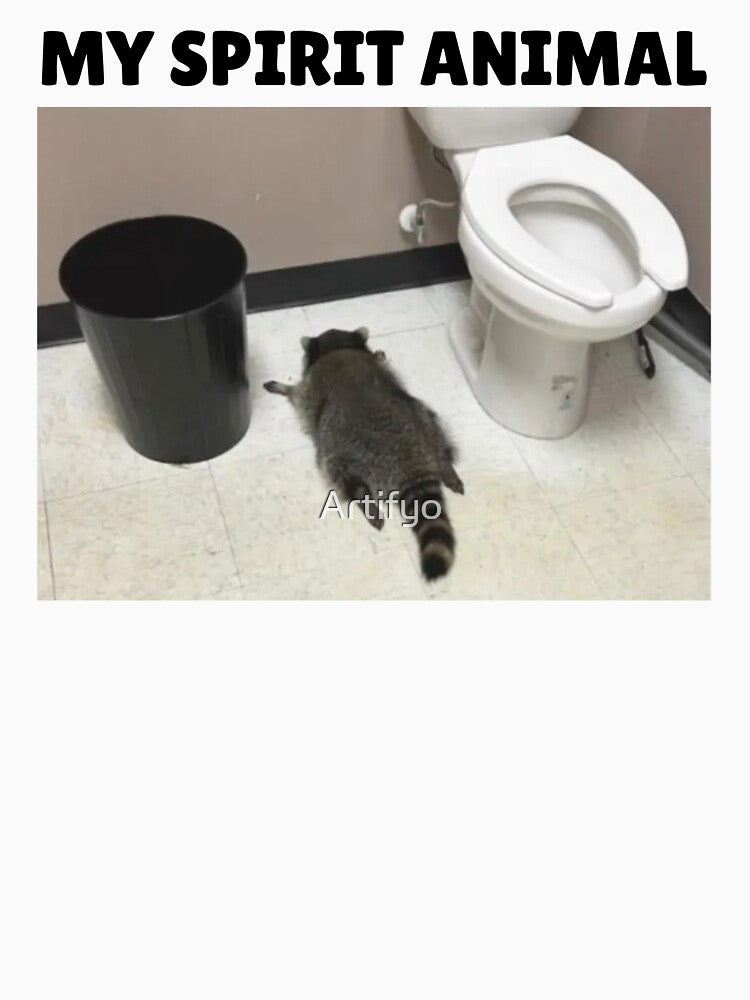 Drunk raccoon found passed out in liquor store bathroom by Artifyo T-Shirts, Hoodie, Sweatshirt | BlankRebels.com (Image 3)