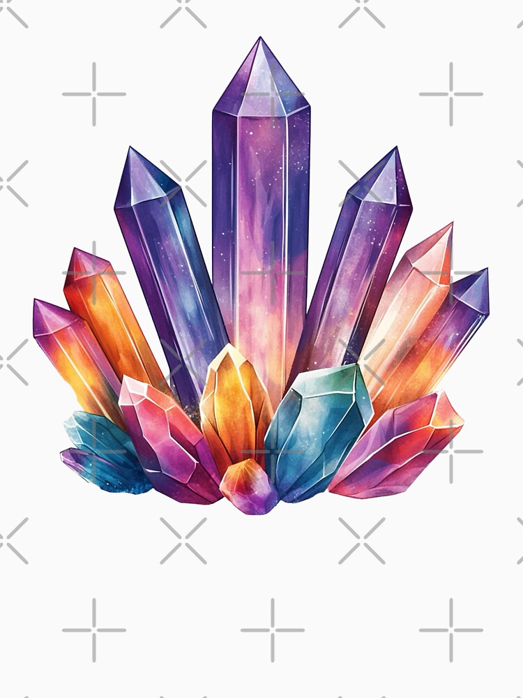 Mystical Healing Crystals by Myra365Art T-Shirts, Hoodie, Sweatshirt | BlankRebels.com (Image 3)
