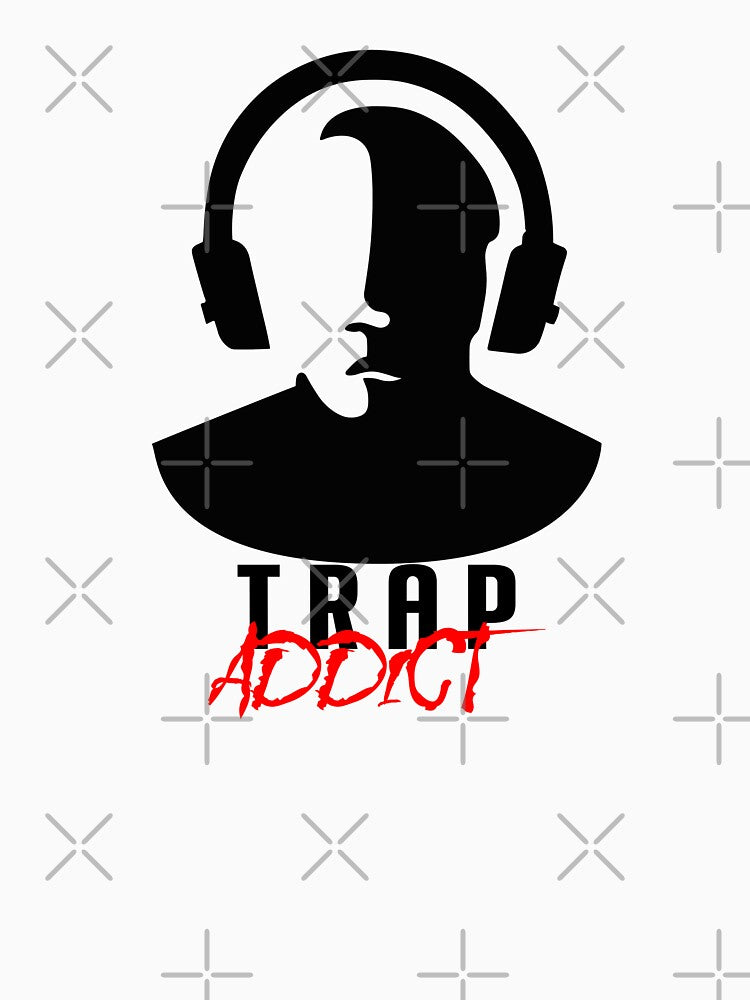 Trap Addict - Black by SimpleWorksSK T-Shirts, Hoodie, Sweatshirt | BlankRebels.com (Image 3)