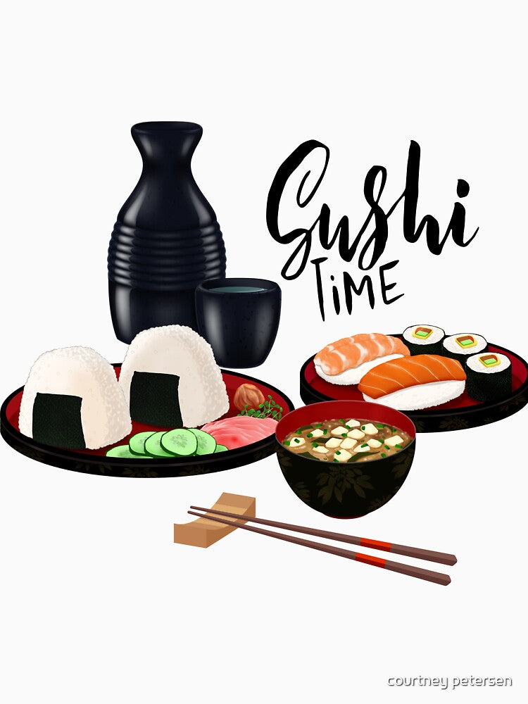 Sushi time! Lets go! by courtney petersen T-Shirts, Hoodie, Sweatshirt | BlankRebels.com (Image 3)