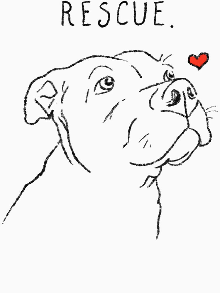 Rescue Dog, Pitbull, Rescue Mom, Adopt Don'T Shop by JosephFineArts T-Shirts, Hoodie, Sweatshirt | BlankRebels.com (Image 3)