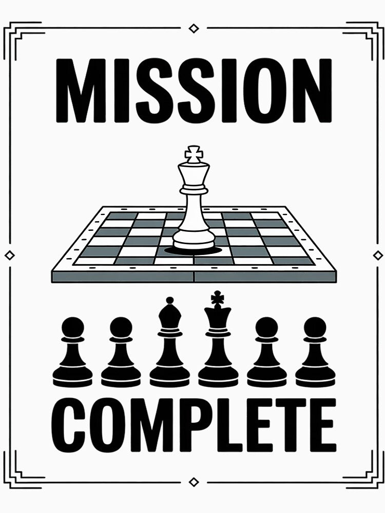 Mission Complete - Chess Board Game by Minoloinan T-Shirts, Hoodie, Sweatshirt | BlankRebels.com (Image 3)