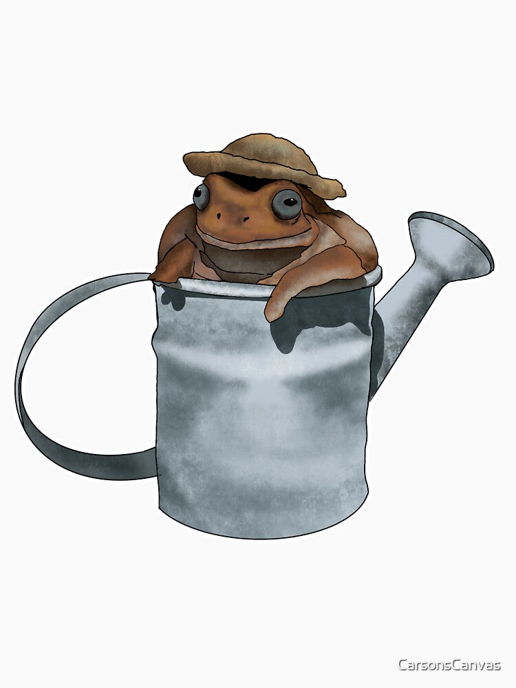 Froggy in a watering can by CarsonsCanvas T-Shirts, Hoodie, Sweatshirt | BlankRebels.com (Image 2)