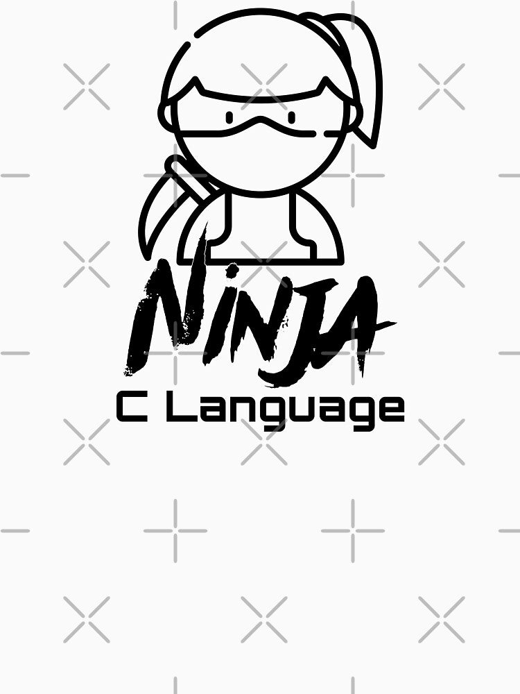 C Language Ninja (black) by Stornu2Ruedas T-Shirts, Hoodie, Sweatshirt | BlankRebels.com (Image 3)