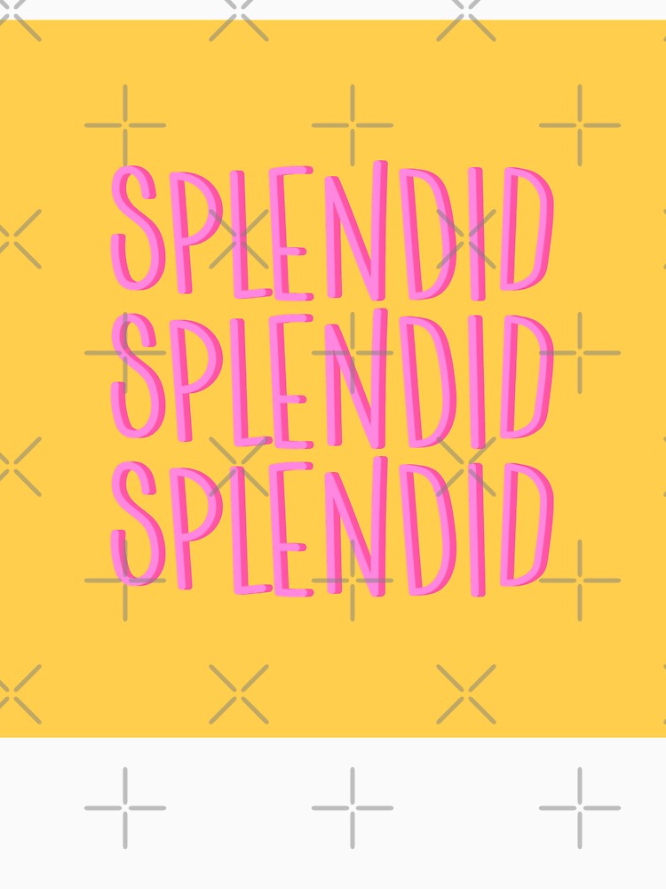 Splendid Typography Illustrated Yellow Background by Peekonet T-Shirts, Hoodie, Sweatshirt | BlankRebels.com (Image 3)