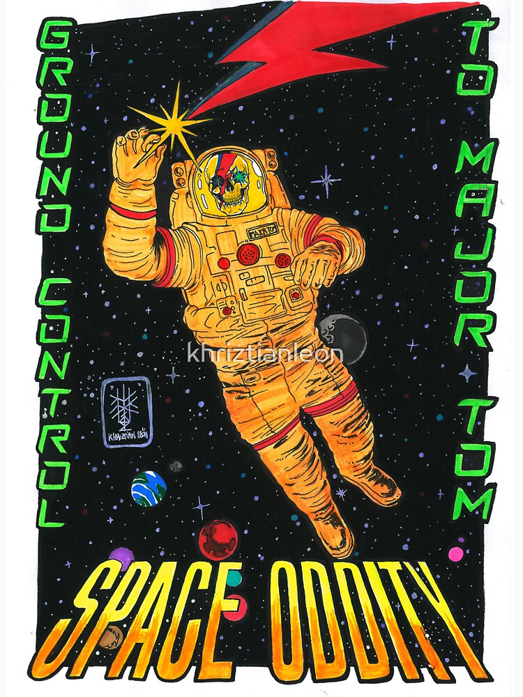 Space Oddity by khriztianleon T-Shirts, Hoodie, Sweatshirt | BlankRebels.com (Image 3)