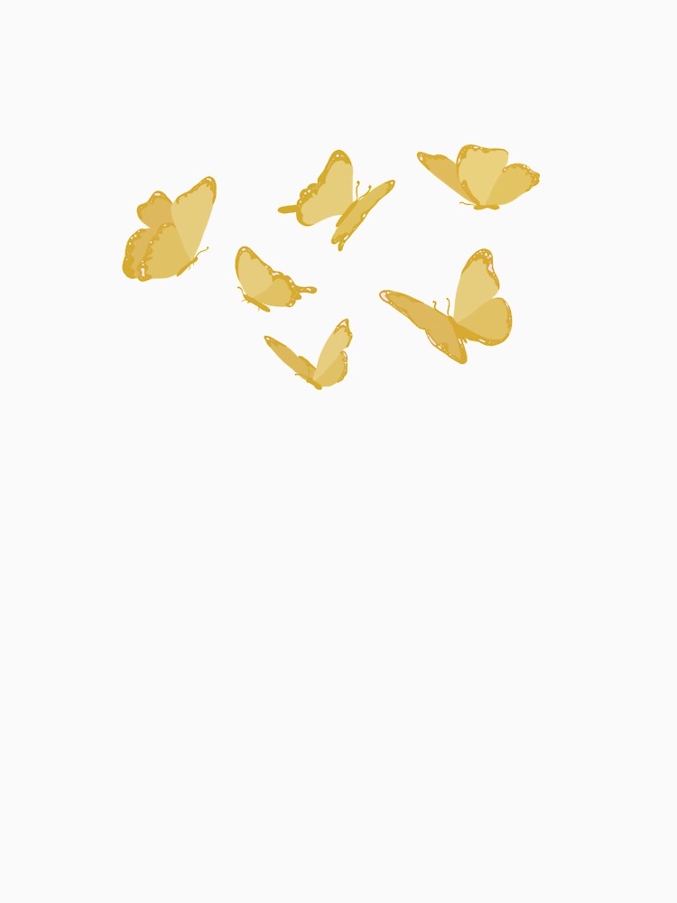 yellow butterfly sticker pack by chachels T-Shirts, Hoodie, Sweatshirt | BlankRebels.com (Image 3)