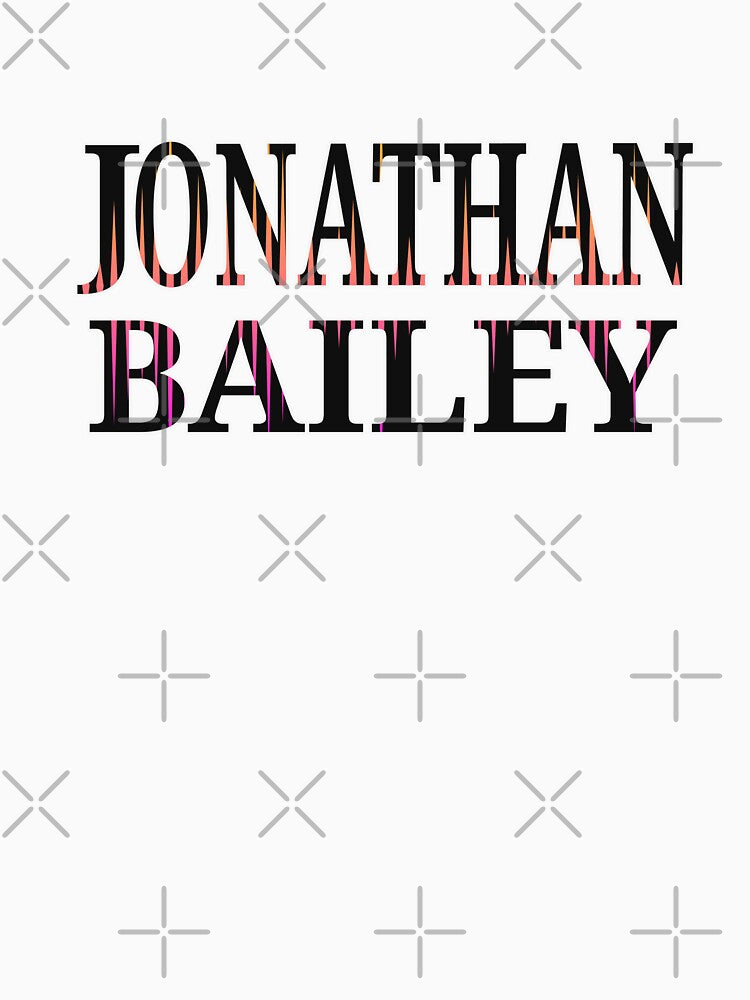 Jonathan Bailey Name Typography – Bold Modern Text Art for Fans by ArtsyExplorer T-Shirts, Hoodie, Sweatshirt (Image 3)