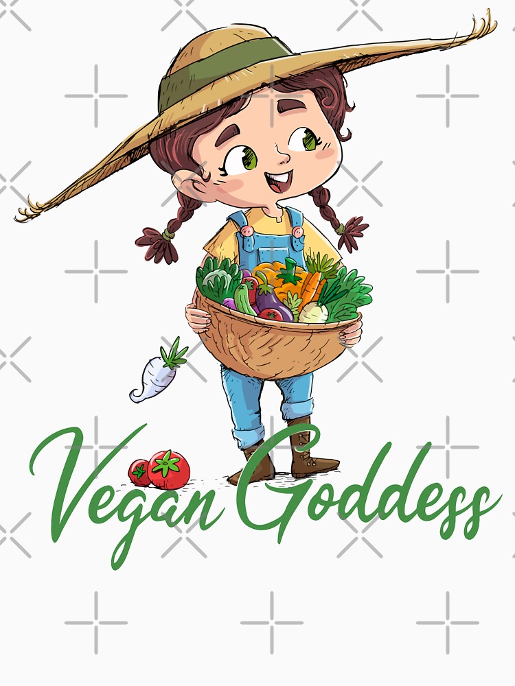 Vegan Goddess by SoccaTamam T-Shirts, Hoodie, Sweatshirt | BlankRebels.com (Image 3)