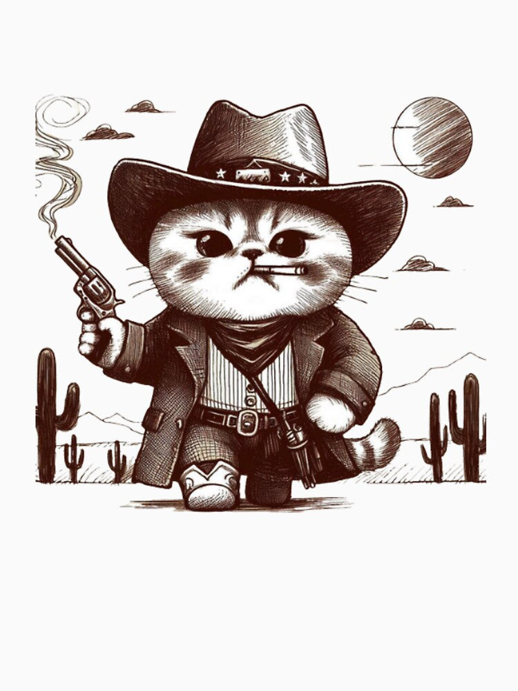 Sheriff Cat by EmberlyDawn T-Shirts, Hoodie, Sweatshirt | BlankRebels.com (Image 3)