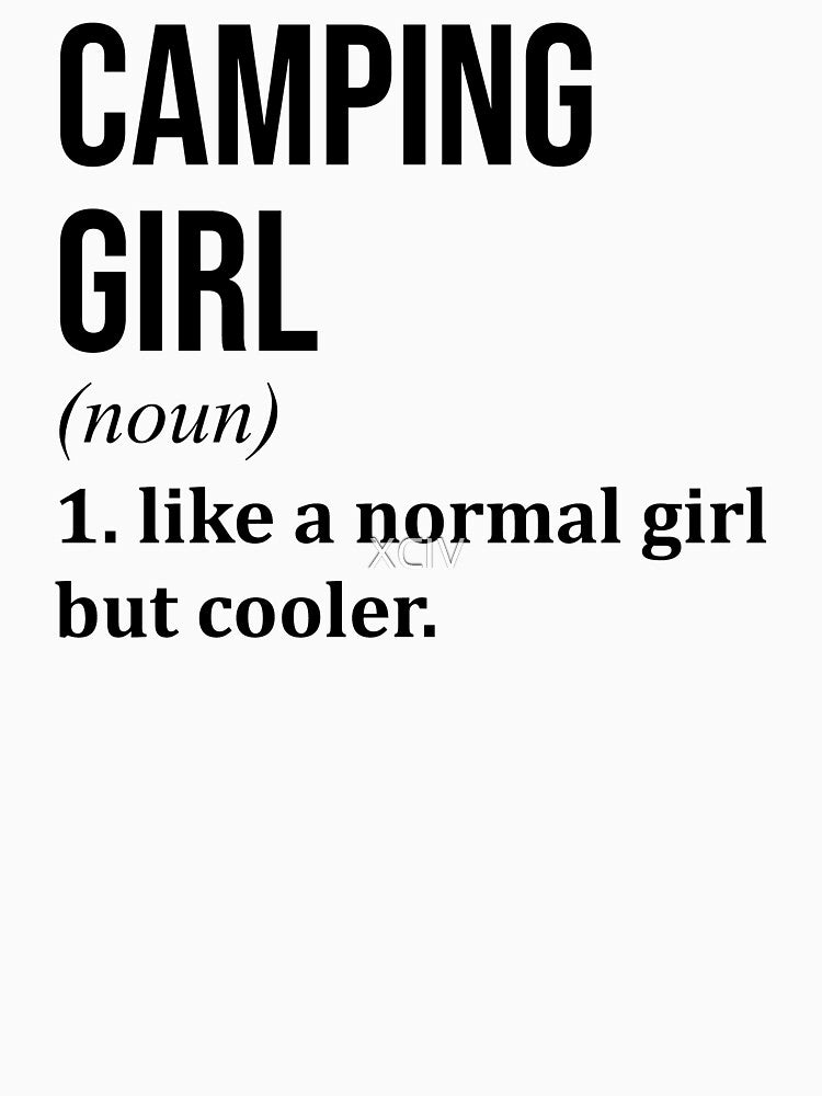 Camping Girl Definition T-Shirts, Hoodie, Sweatshirt