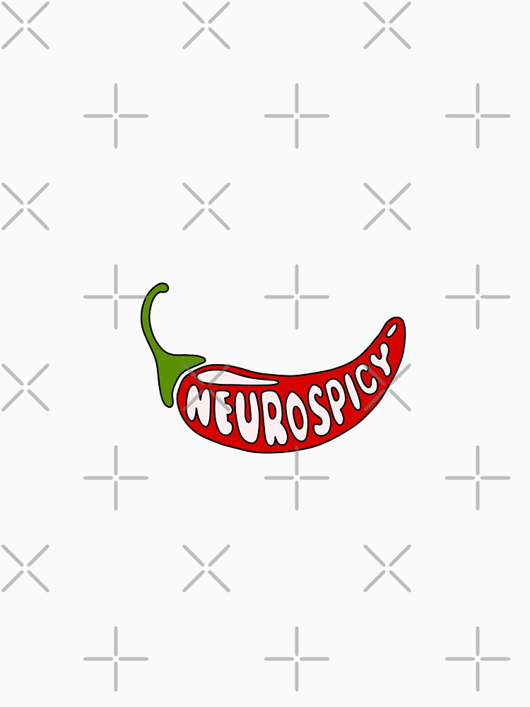 Neurospicy Chili Pepper Sticker – ADHD & Autism Neurodivergent Humor by Doctor Michaela T-Shirts, Hoodie,... (Image 3)