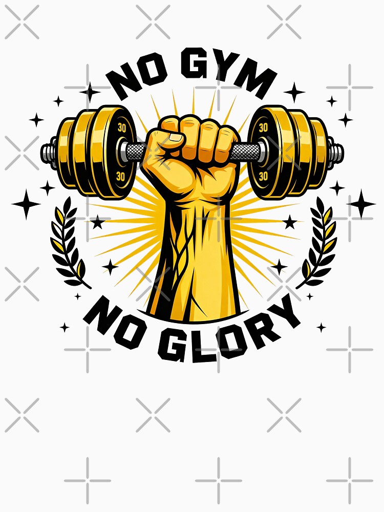 No Gym No Glory by Dxvect T-Shirts, Hoodie, Sweatshirt | BlankRebels.com (Image 3)