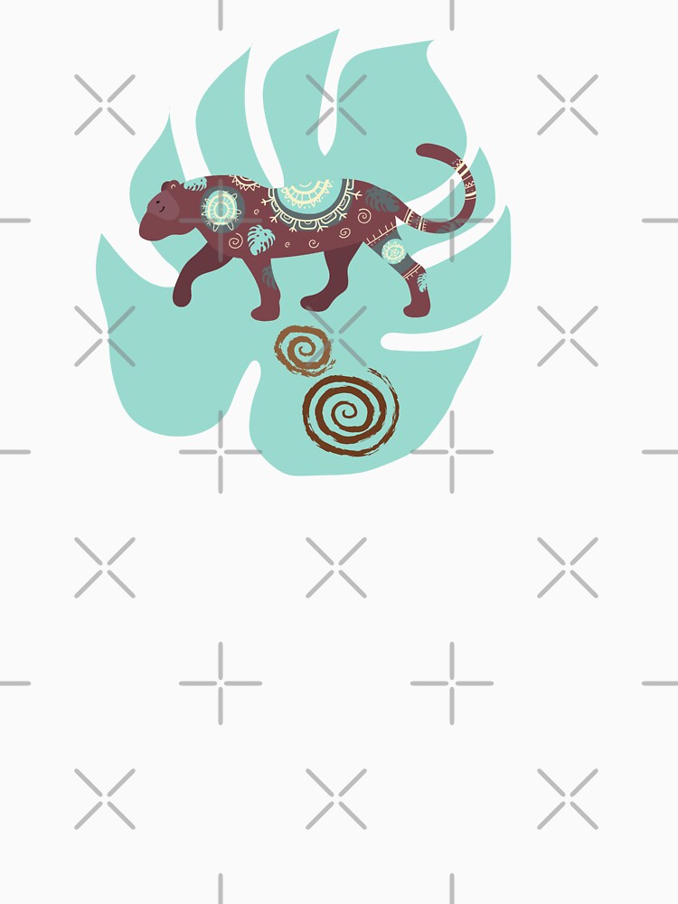Boho Panther Leaf by HappyLifeCreate T-Shirts, Hoodie, Sweatshirt | BlankRebels.com (Image 3)